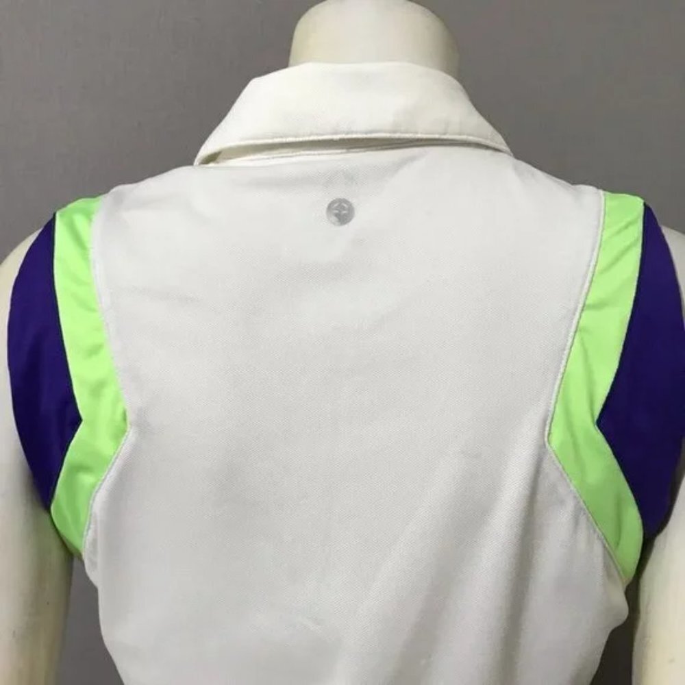 SOLDāāā Sport Womens Golf White Sleeveless Top Sz-Small - Picture 7 of 9